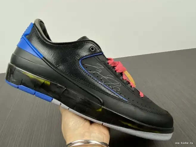 Rep Onekick Black DJ4375-004 Low SP Off-White Retro 2 Jordan Blue 0404
